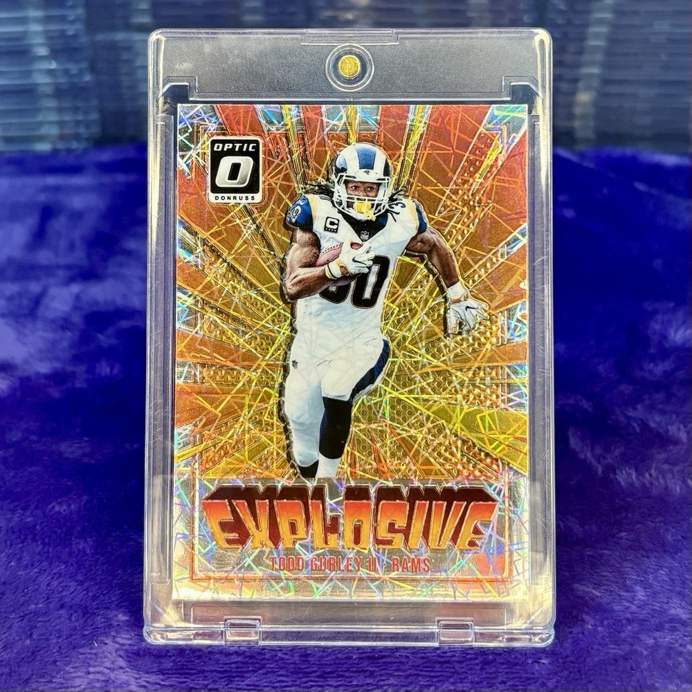 2018 Panini Donruss Optic Todd Gurley II Explosive #5 Prizm Rams💥 CASE HIT SSP